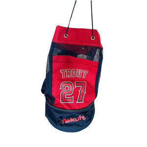 Mike Trout #27 Los Angeles Angels Baseball Yakult Cooler Backpack NEW